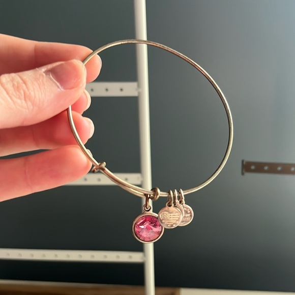 Alex & Ani 4 Bangle Set - Used - Gold, Silver & Rose Gold - Picture 2 of 5